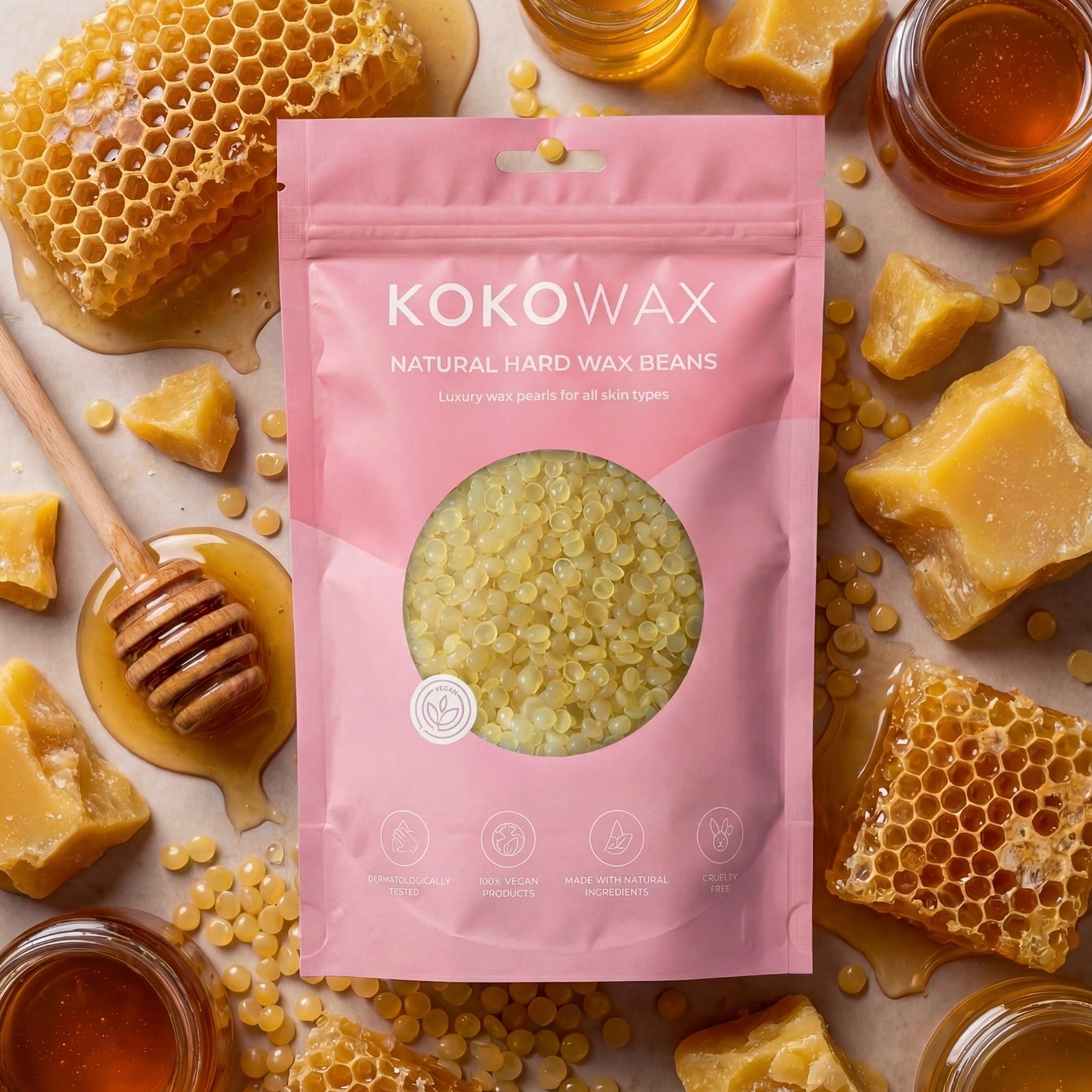 Honig Wax - empfindliche Haut