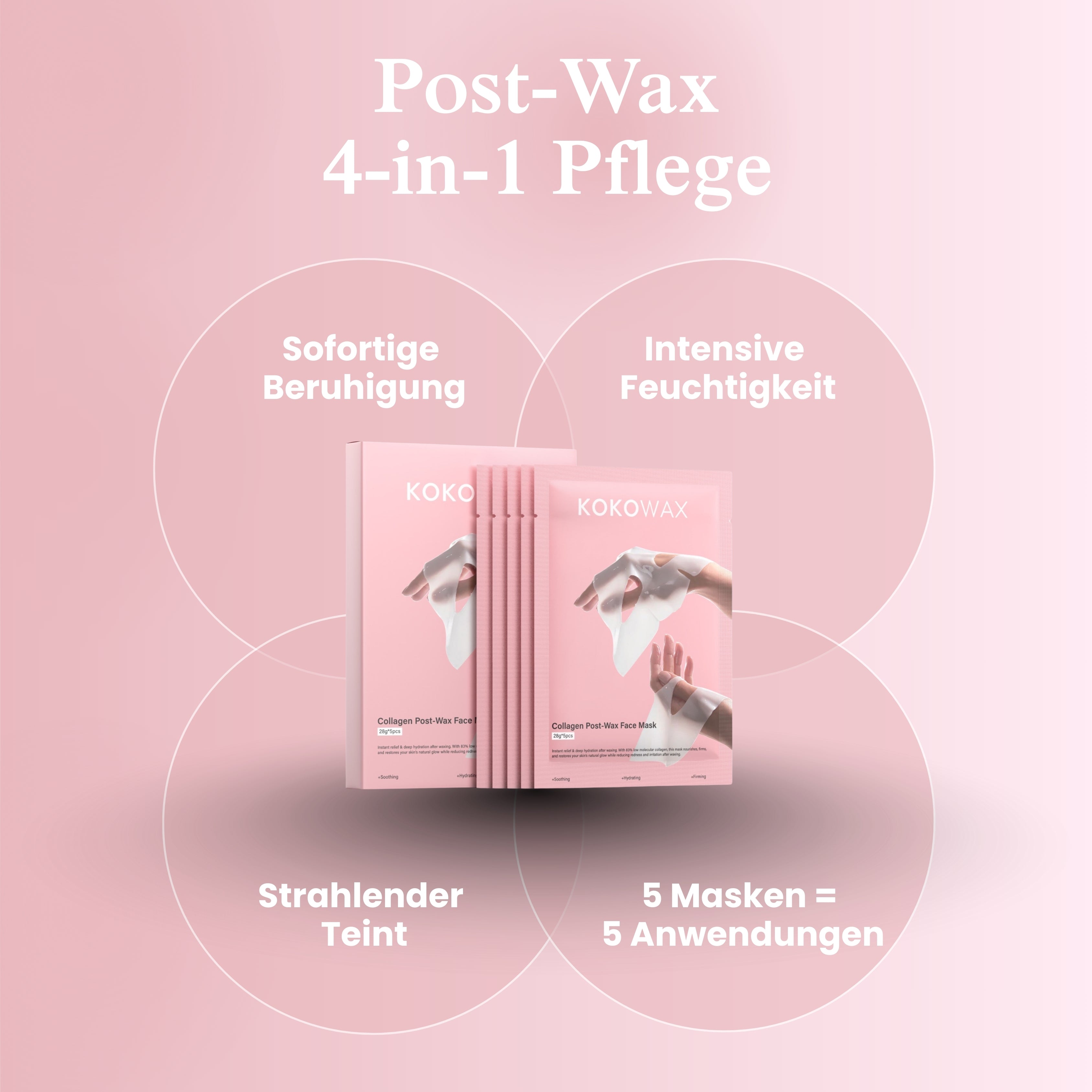 After Wax Collagenmaske - 5er Pack