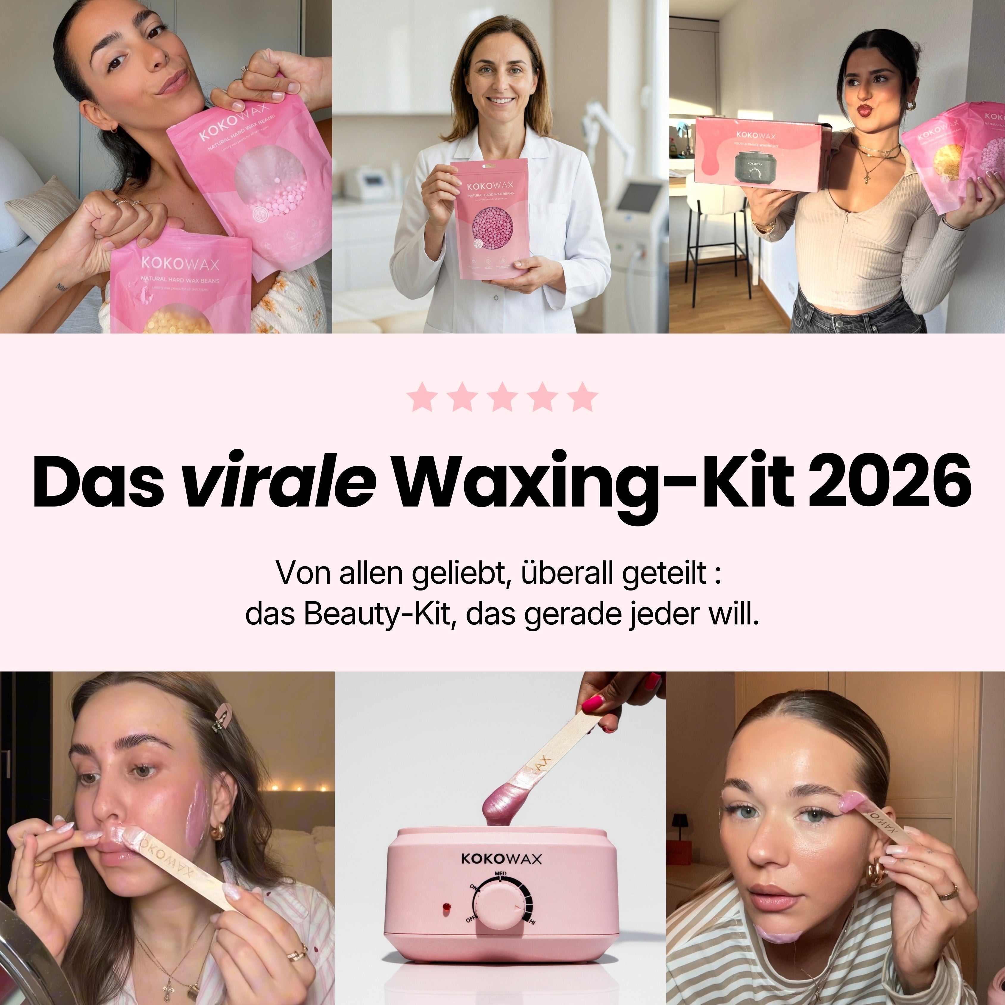 KOKO All In Set — Dein komplettes Waxing Set